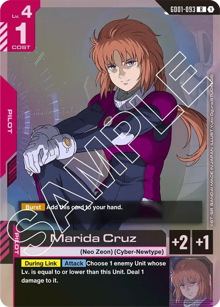 Marida Cruz (GD01-093) [ R ] - Gundam Newtype Rising