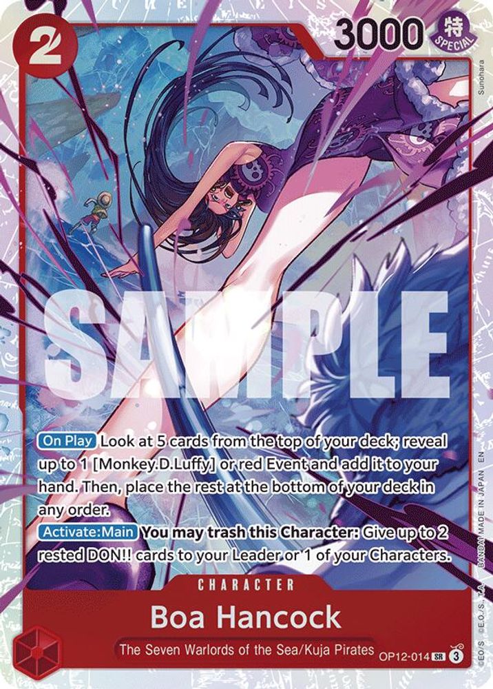 Boa Hancock (OP12-014) Super Rare - One Piece Legacy of the Master