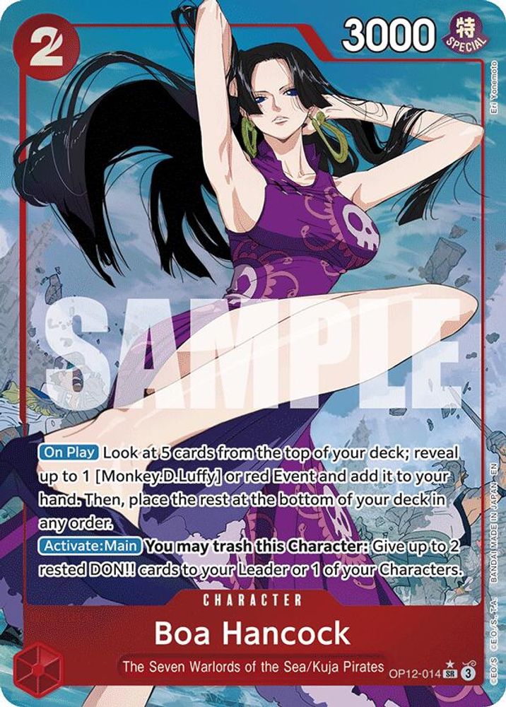 [ALTERNATE ART] Boa Hancock (OP12-014) SR - One Piece Legacy of the Master 2