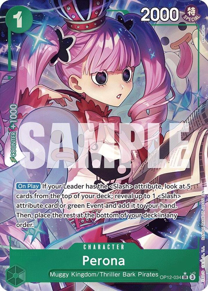 [ALTERNATE ART] Perona (OP12-034) SR - One Piece Legacy of the Master