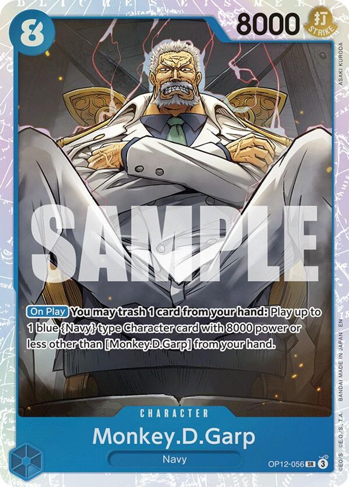 Monkey.D.Garp (OP12-056) Super Rare - One Piece Legacy of the Master