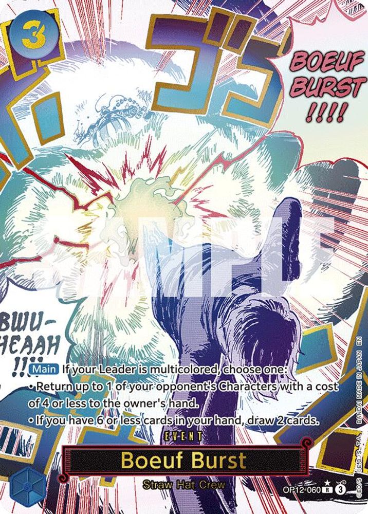 [ALTERNATE ART] Boeuf Burst (OP12-060) R - One Piece Legacy of the Master