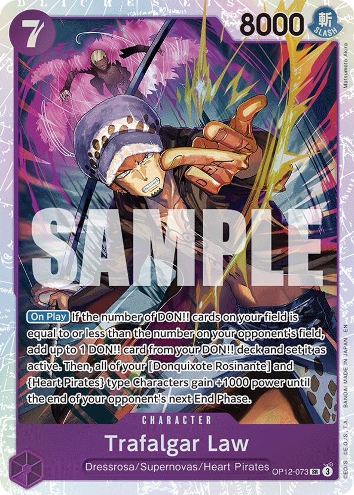 Trafalgar Law (073) (OP12-073) Super Rare - One Piece Legacy of the Master