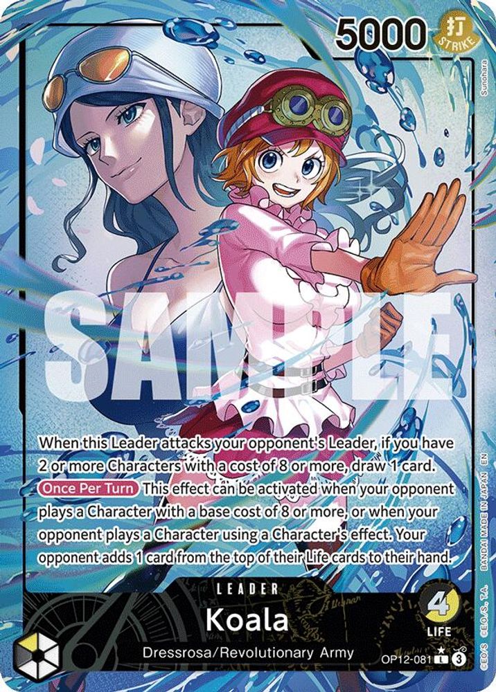 [ALTERNATE ART] Koala (081) (OP12-081) L - One Piece Legacy of the Master