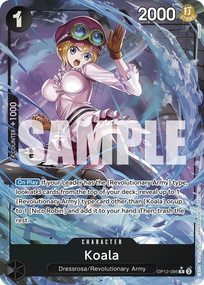 [ALTERNATE ART] Koala (086) (OP12-086) R - One Piece Legacy of the Master