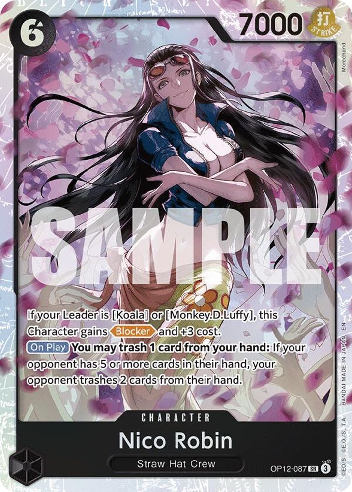 Nico Robin (OP12-087) Super Rare - One Piece Legacy of the Master
