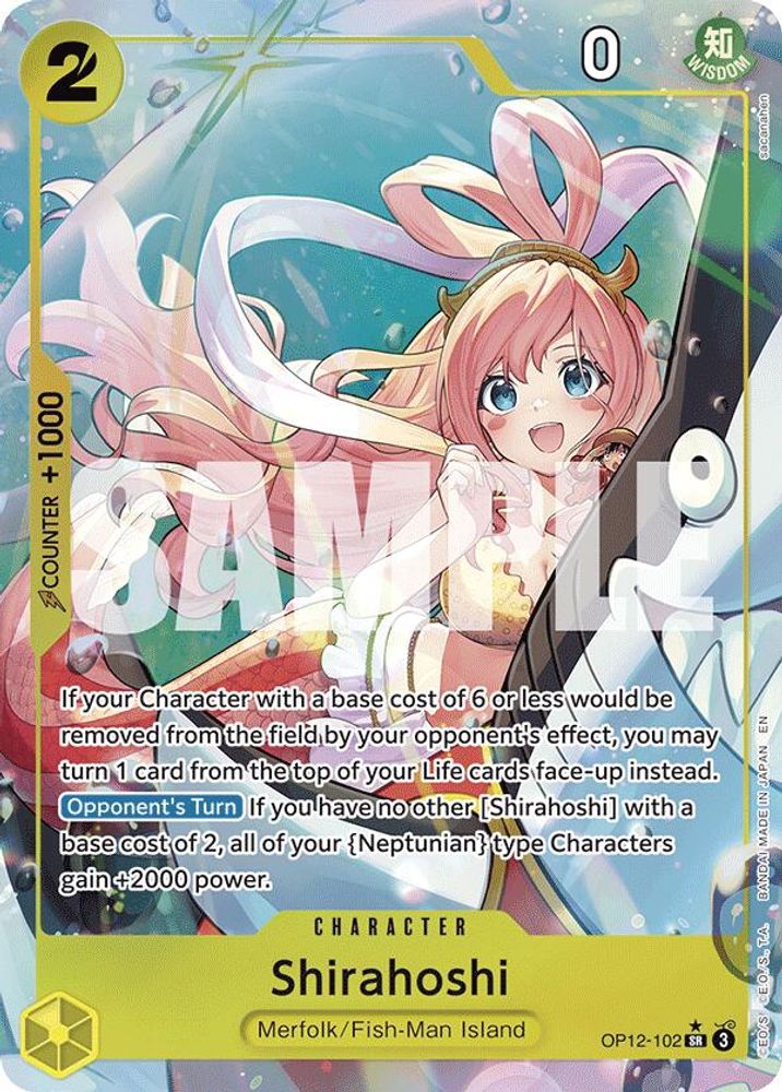 [ALTERNATE ART] Shirahoshi (OP12-102) SR - One Piece Legacy of the Master