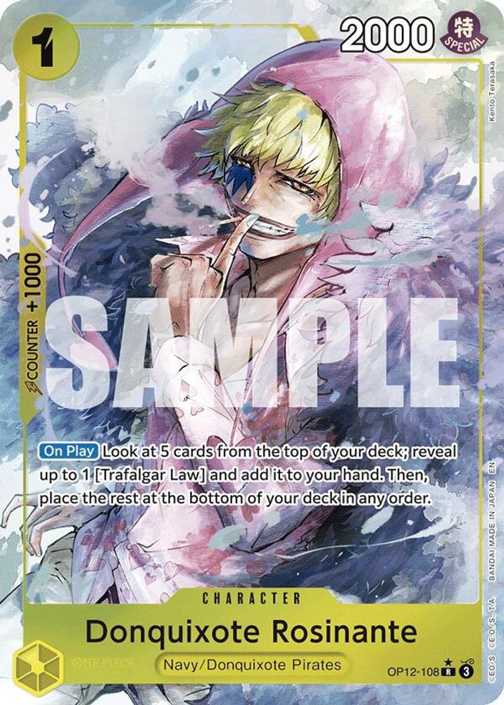 [ALTERNATE ART] Donquixote Rosinante (108) (OP12-108) R - OP Legacy of the Master