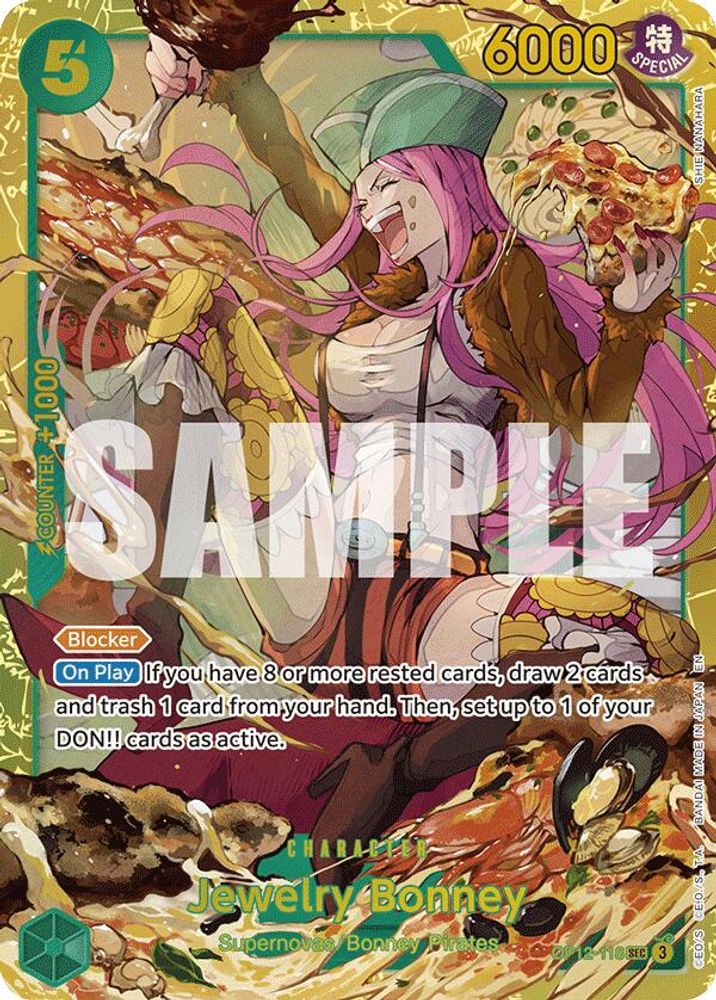 Jewelry Bonney (118) (OP12-118) Secret Rare - One Piece Legacy of the Master