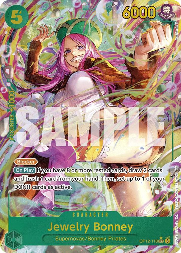 [ALTERNATE ART] Jewelry Bonney (118) (OP12-118) SEC - OP Legacy of the Master