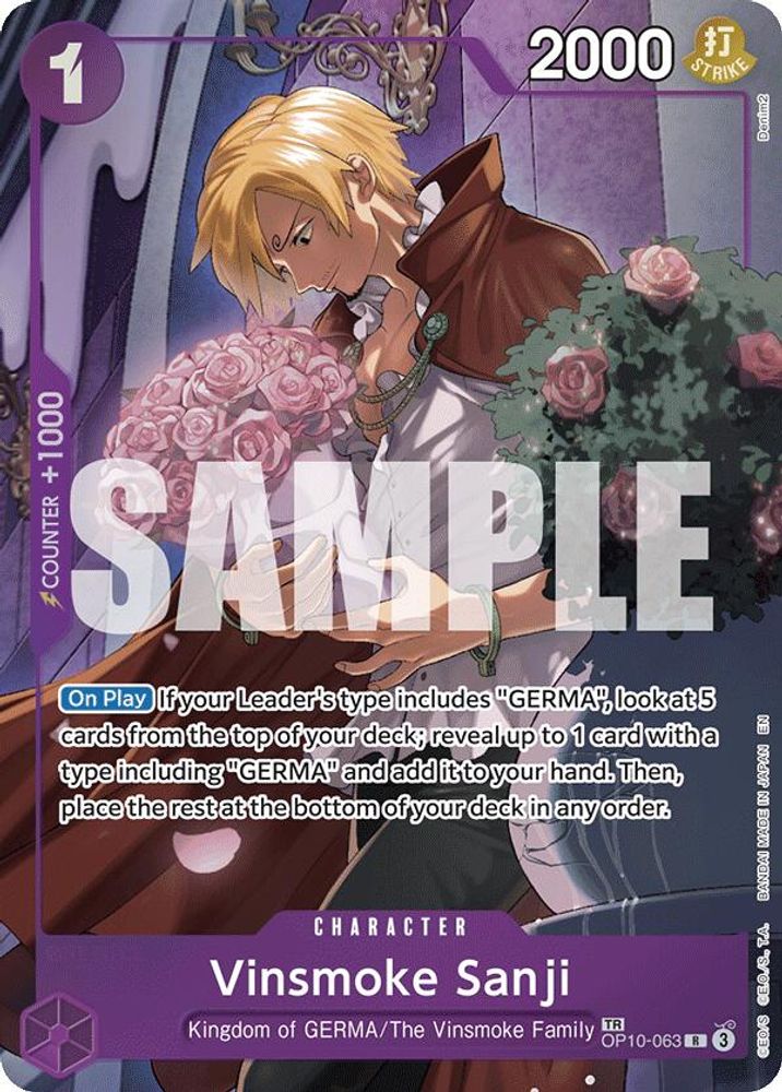 Vinsmoke Sanji (TR) (OP10-063) Treasure Rare - One Piece Legacy of the Master