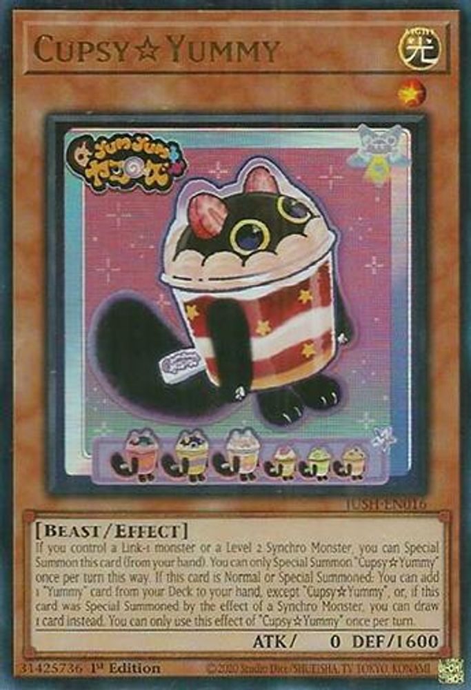 CupsyYummy - (JUSH-EN016) - Ultra Rare 1st Edition