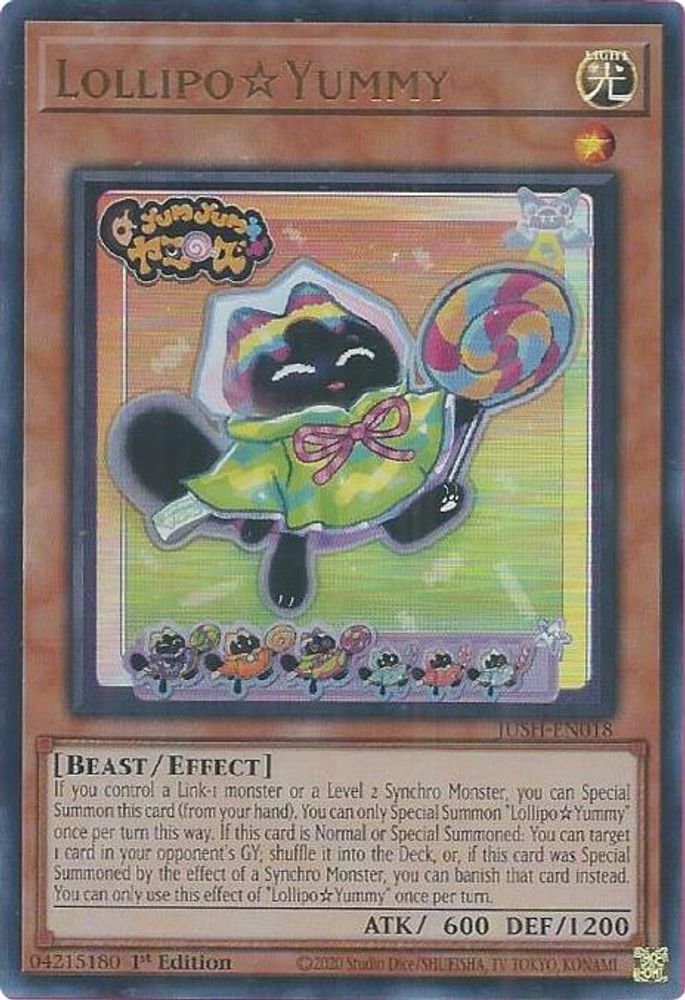 LollipoYummy - (JUSH-EN018) - Ultra Rare 1st Edition