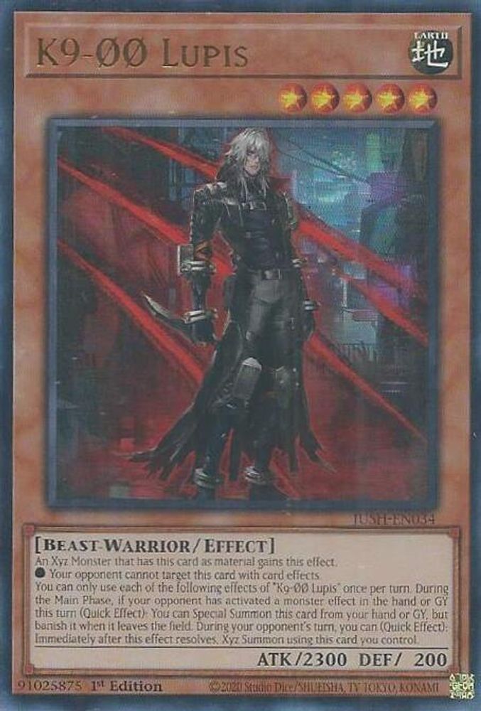 K9-00 Lupis - (JUSH-EN034) - Ultra Rare 1st Edition