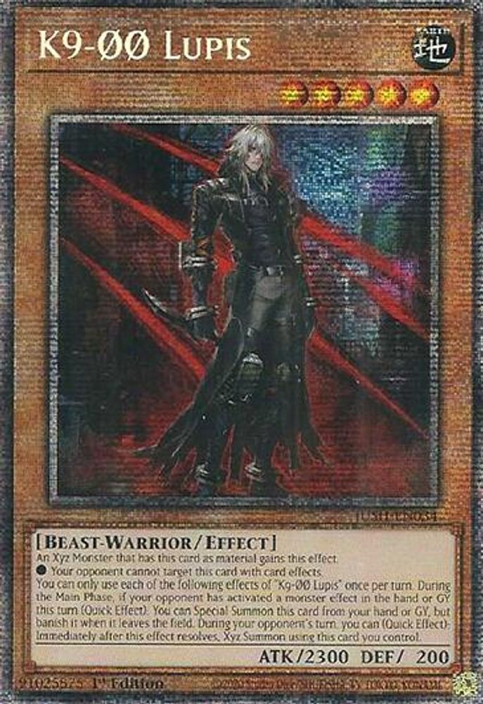 [STARLIGHT RARE] K9-00 Lupis (Starlight Rare) - (JUSH-EN034) - 1st Edition