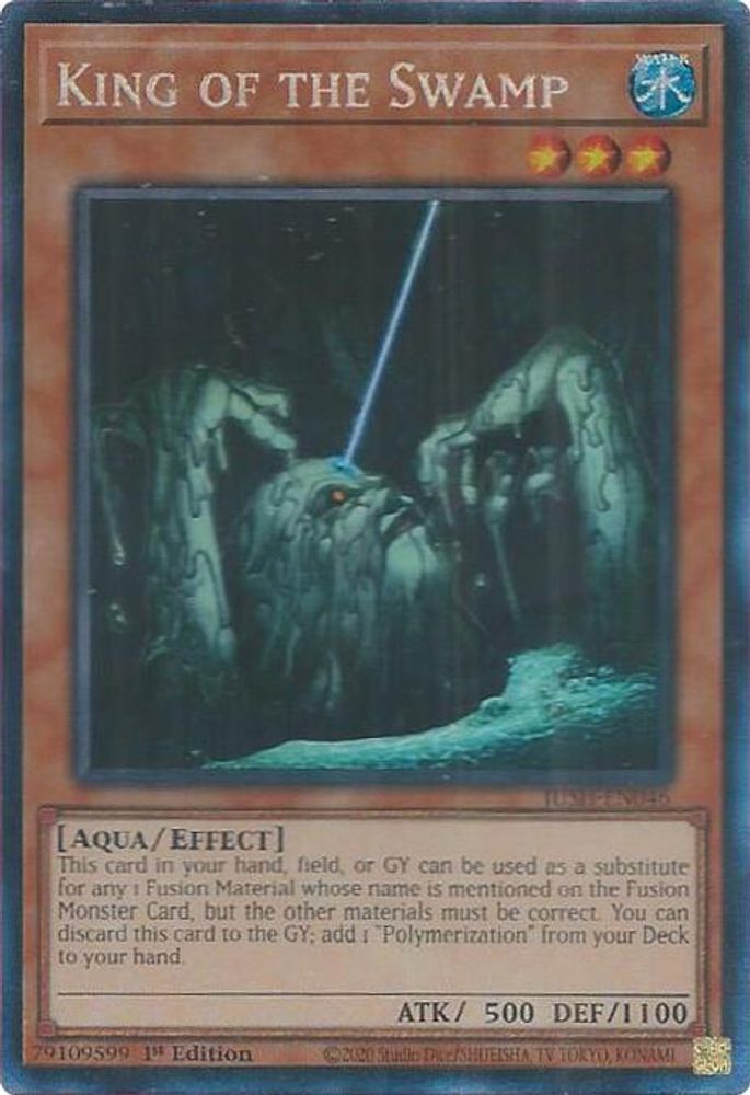 [COLLECTOR RARE] King of the Swamp (CR) - (JUSH-EN046) - 1st Edition