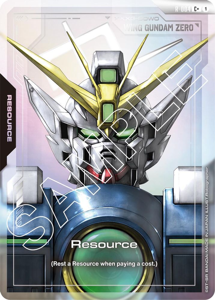 Resource (R-004) (C+) (R-004) [C+] - Gundam Newtype Rising