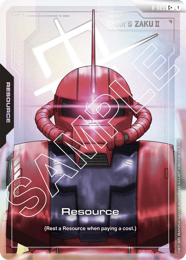 Resource (R-005) (C+) (R-005) [C+] - Gundam Newtype Rising