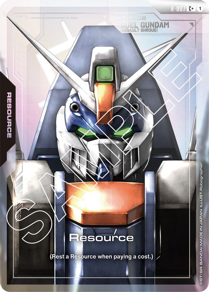 Resource (R-007) (C+) (R-007) [C+] - Gundam Newtype Rising