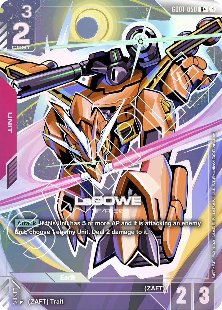 [ALTERNATE ART] LaGOWE (R+) (GD01-050) - Gundam Newtype Rising