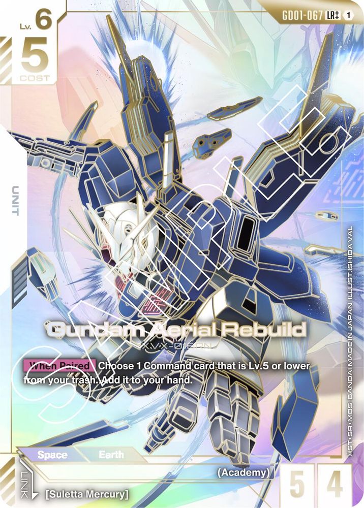 [SSP] Gundam Aerial Rebuild (LR++) (GD01-067) - Gundam Newtype Rising