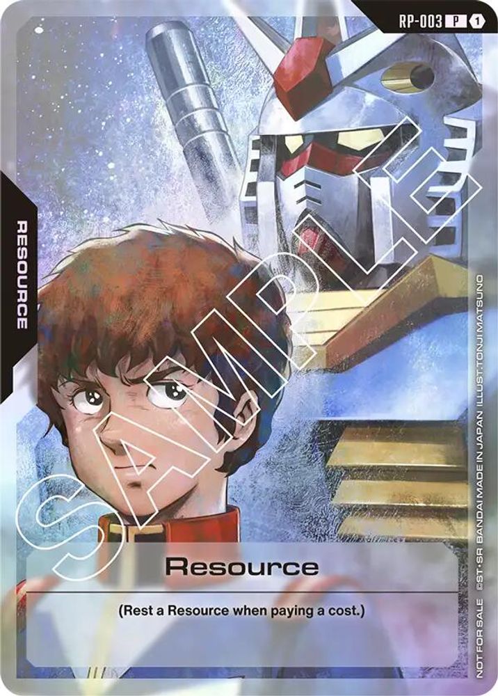 Resource (RP-003) (Mobile Suit Gundam) (RP-003) - Gundam Promotional Resource Tokens