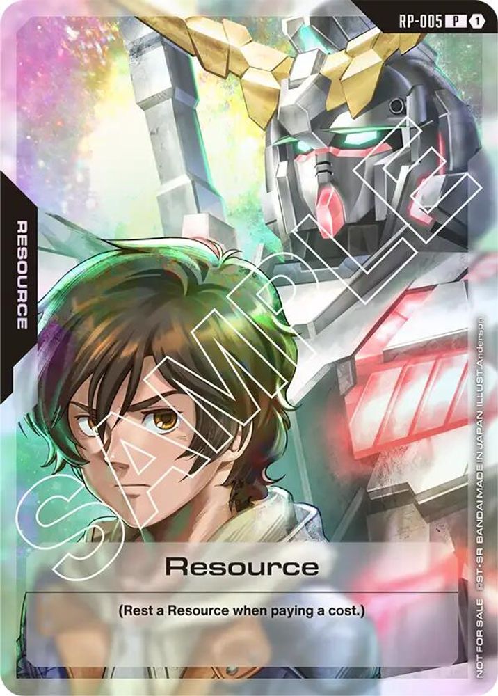 Resource (RP-005) (Mobile Suit Gundam Unicorn) (RP-005) - Gundam Promotional Resource Tokens