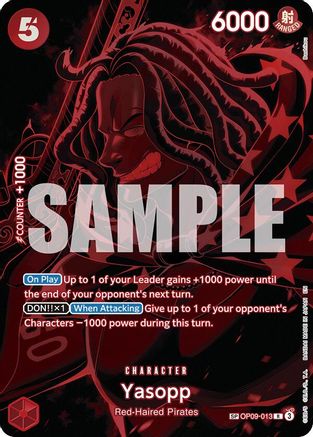 [SP] Yasopp (OP09-013) R (SP) - One Piece Legacy of the Master
