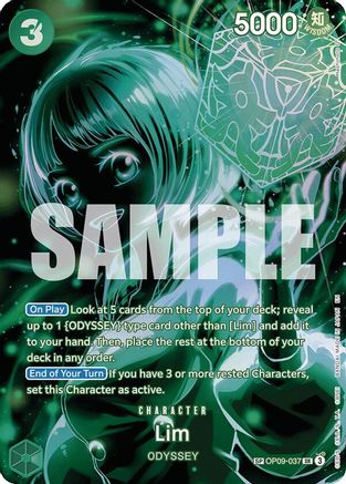 Lim (SP) (OP09-037) Super Rare - One Piece Legacy of the Master