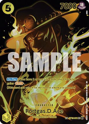 [SP] Portgas.D.Ace (ST13-011) SR (SP) - One Piece Legacy of the Master