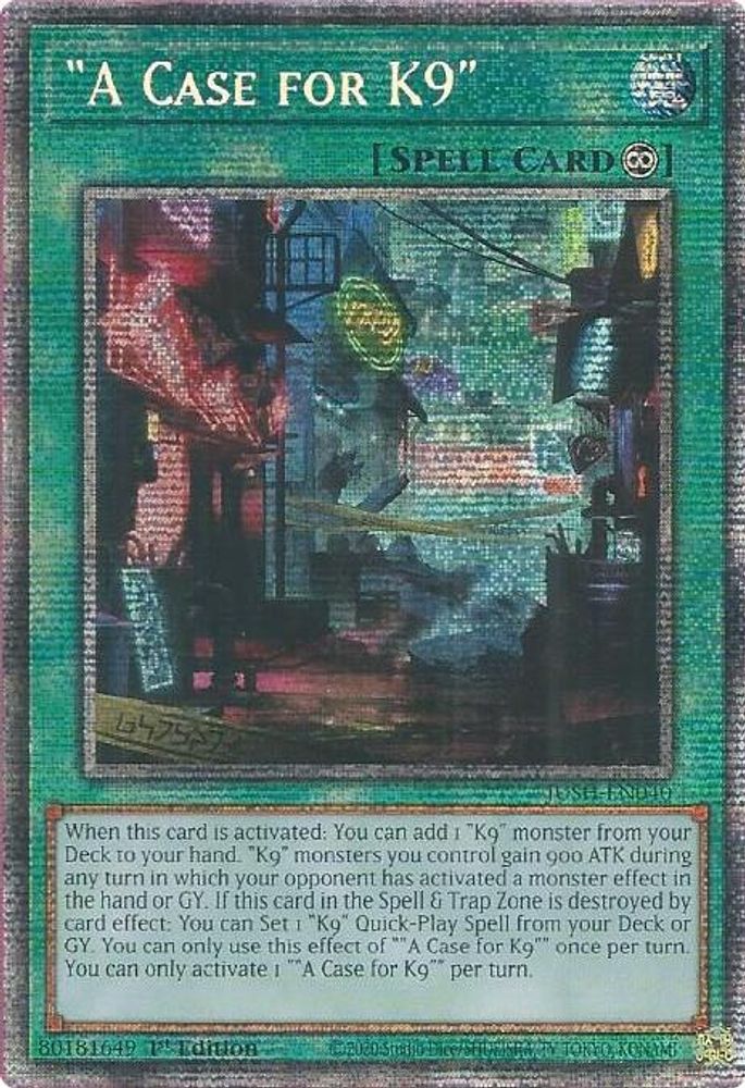 [STARLIGHT RARE] "A Case for K9" (Starlight Rare) - (JUSH-EN040) - 1st Edition