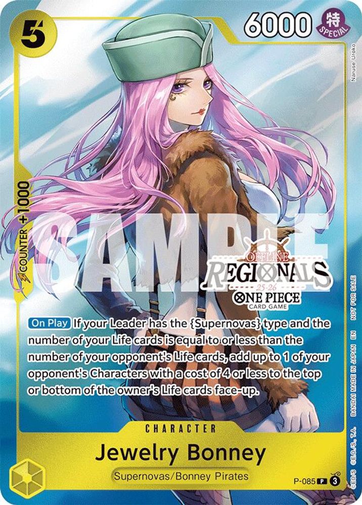 Jewelry Bonney - P-085 - One Piece Offline Regional Participation Pack 25-26 Vol.2 Promo