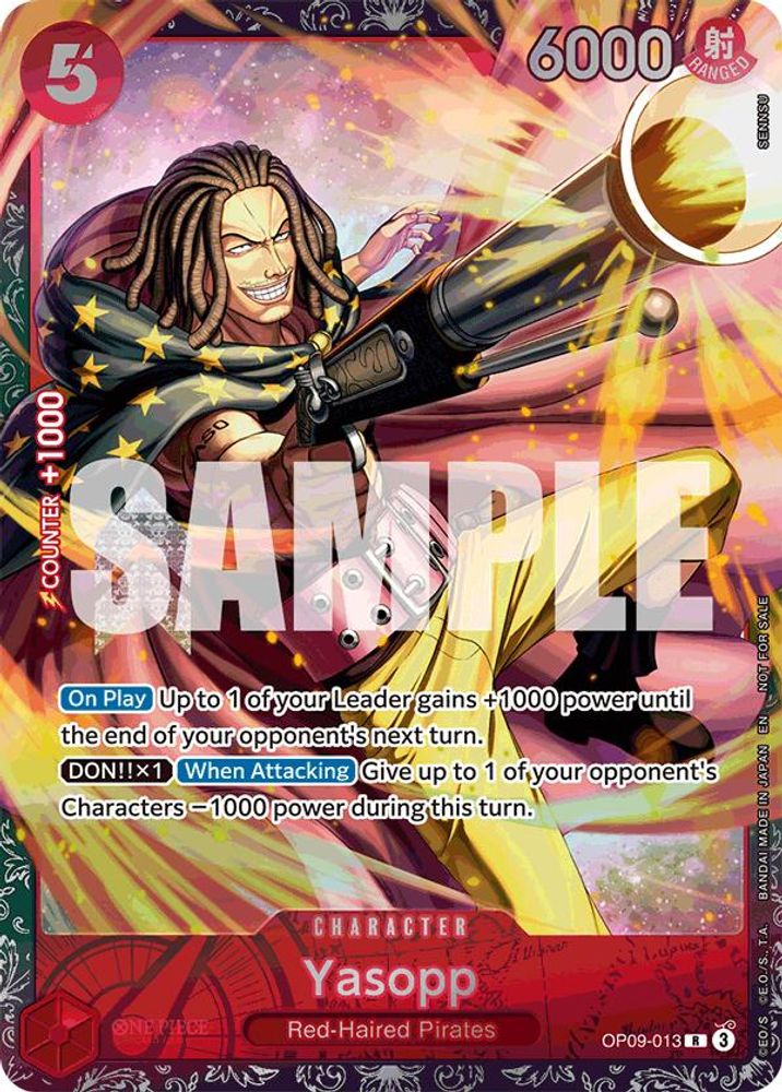 Yasopp - OP09-013 - One Piece Championship 25-26 Offline Regionals Season 2 Promo