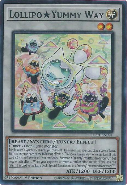 yugioh yummy cards SUPER] Lollipo☆Yummy Way- JUSH-EN021