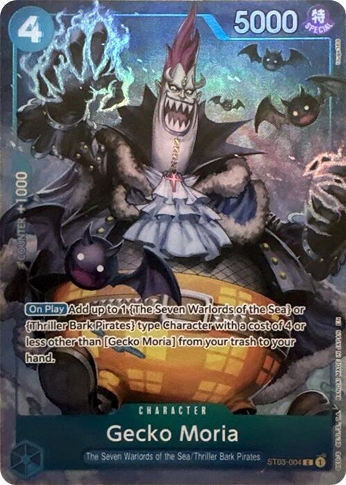 Gecko Moria (Seven Warlords of the Sea Binder Set)  (ST03-004) - One Piece One Piece Promotion Cards