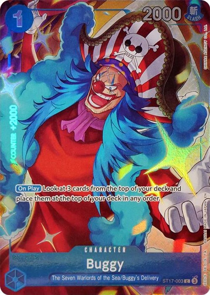 Buggy (Seven Warlords of the Sea Binder Set)  (ST17-003) - One Piece One Piece Promotion Cards