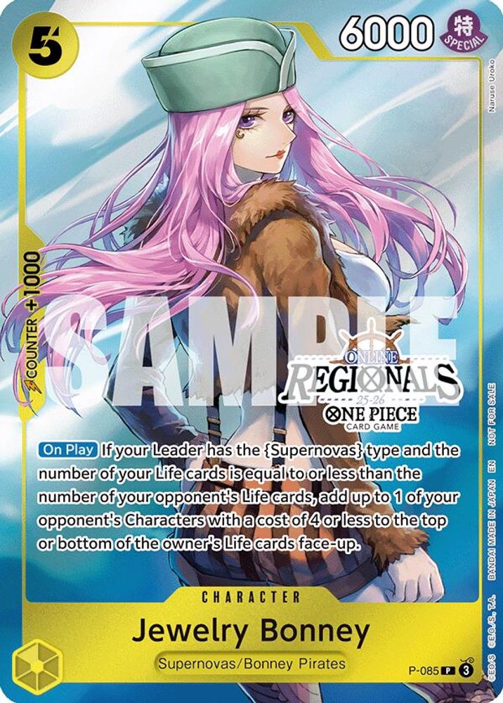 Jewelry Bonney - P-085 - One Piece Online Regional Participation Pack 25-26 Vol.2 Promo