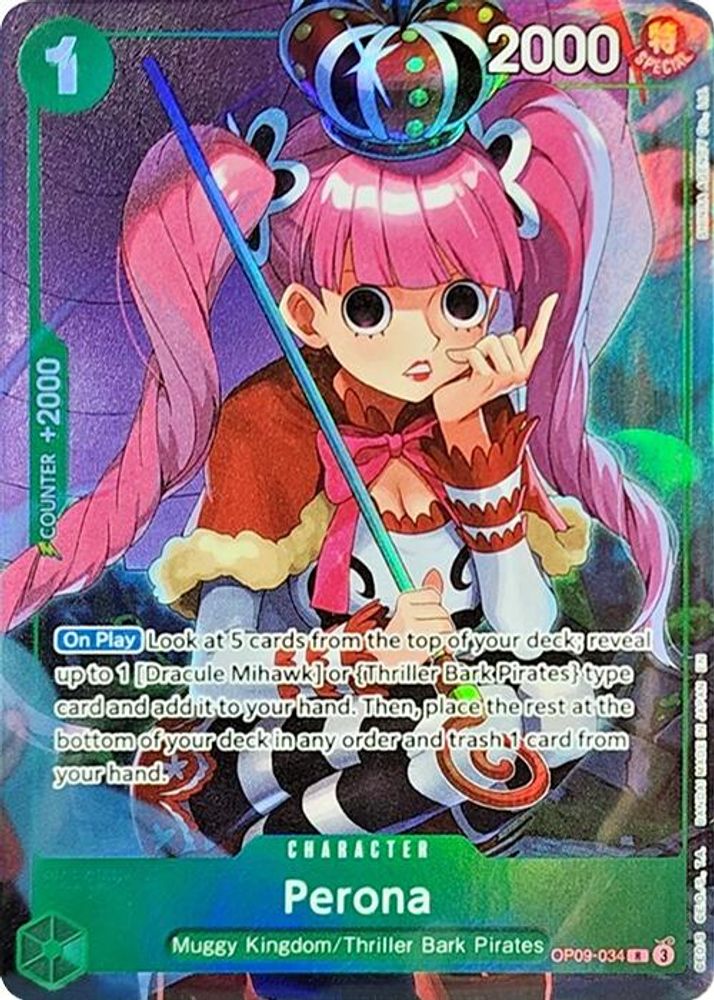 Perona (Illustration Box Vol.4)  (OP09-034) - One Piece One Piece Promo