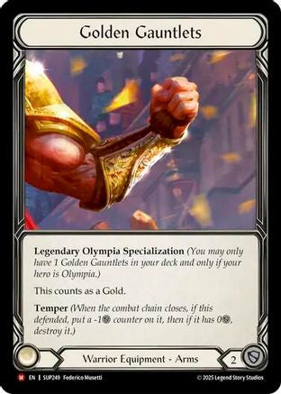 Golden Gauntlets (#SUP249) - Majestic - FAB Super Slam