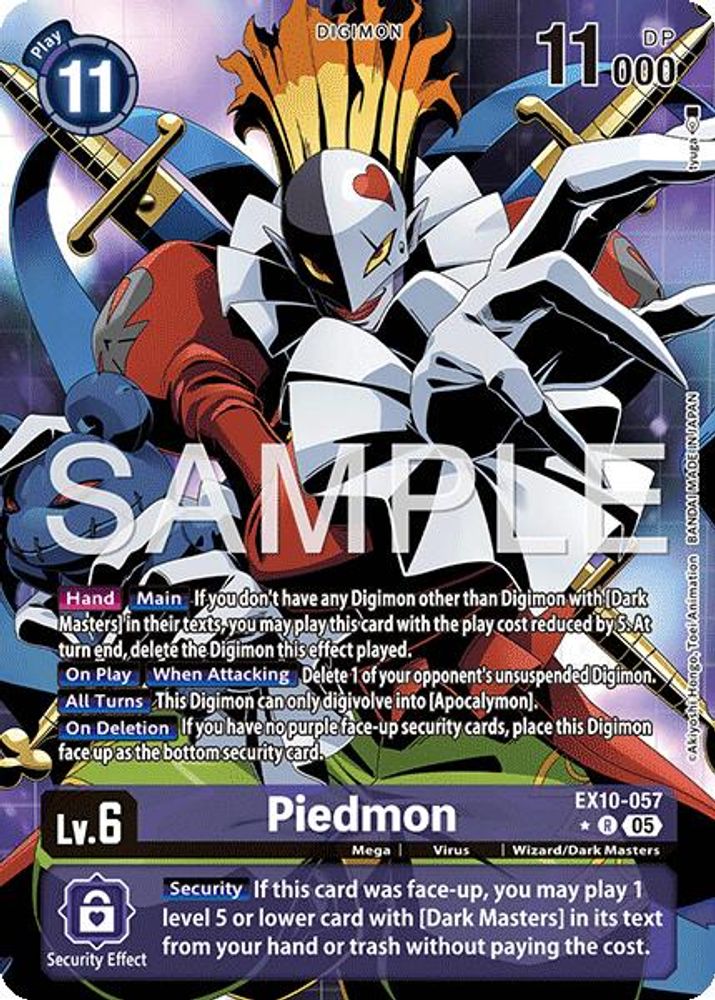 Piedmon (Alternate Art) (EX10-057) R★ - Digimon Sinister Order
