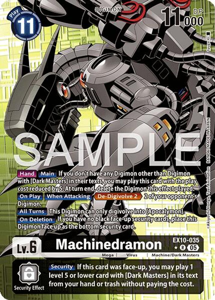 Machinedramon (Alternate Art) (EX10-035) R★ - Digimon Sinister Order