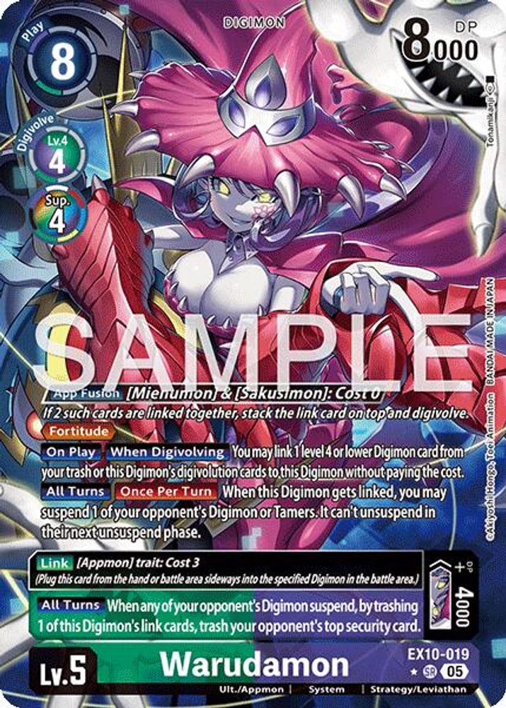 Warudamon (Alternate Art) (EX10-019) SR★ - Digimon Sinister Order