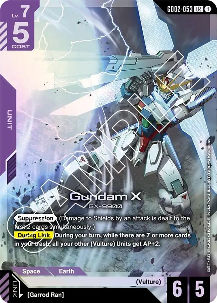 Gundam X (GD02-053) (GD02-053) [LR] - Gundam Dual Impact