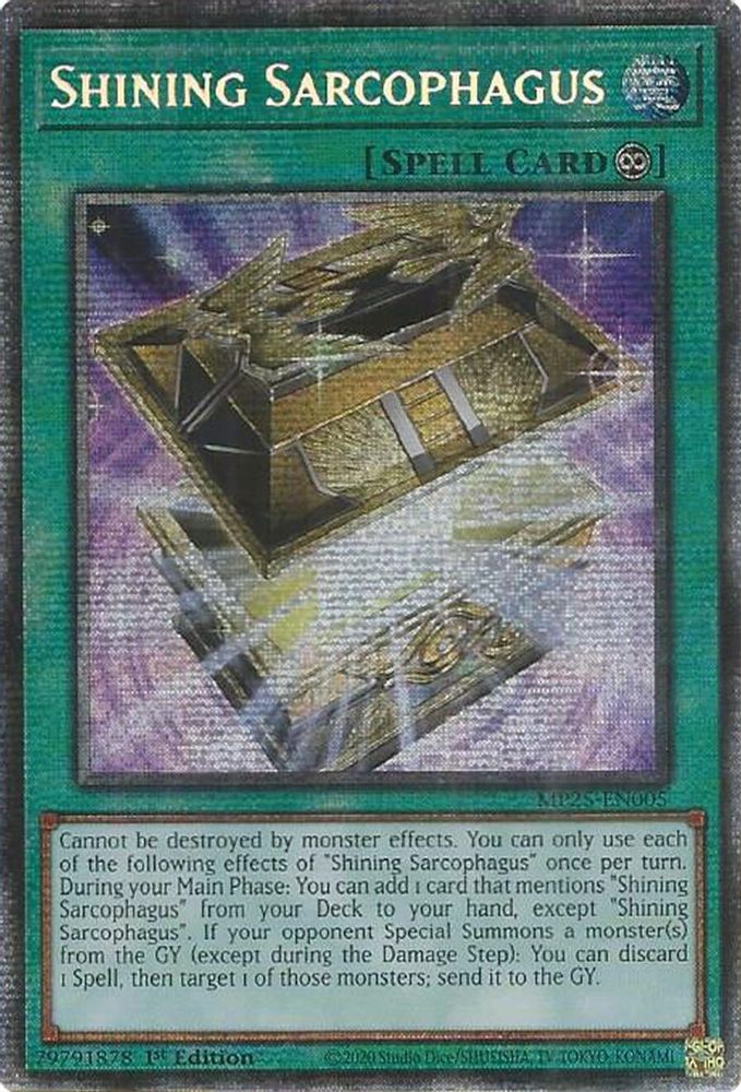 [STARLIGHT RARE] Shining Sarcophagus - (MP25-EN005) - 1st Edition