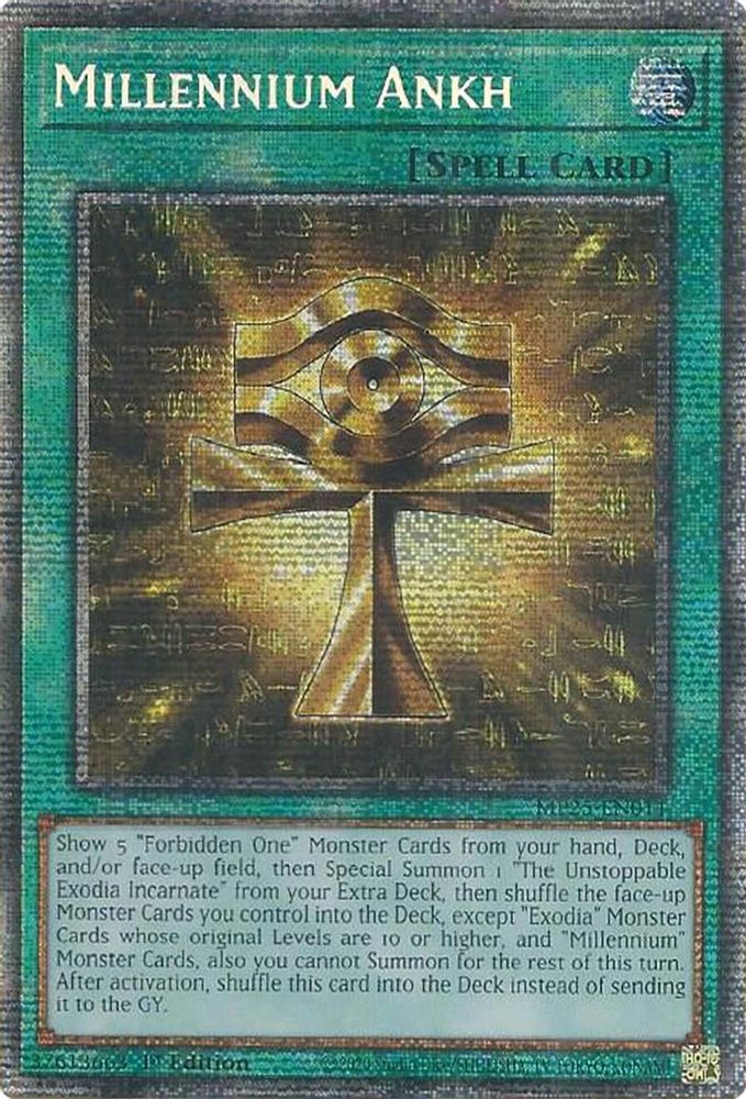 [STARLIGHT RARE] Millennium Ankh - (MP25-EN011) - 1st Edition