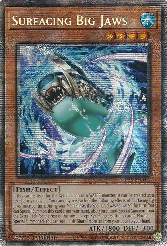 [STARLIGHT RARE] Surfacing Big Jaws - (MP25-EN012) - 1st Edition