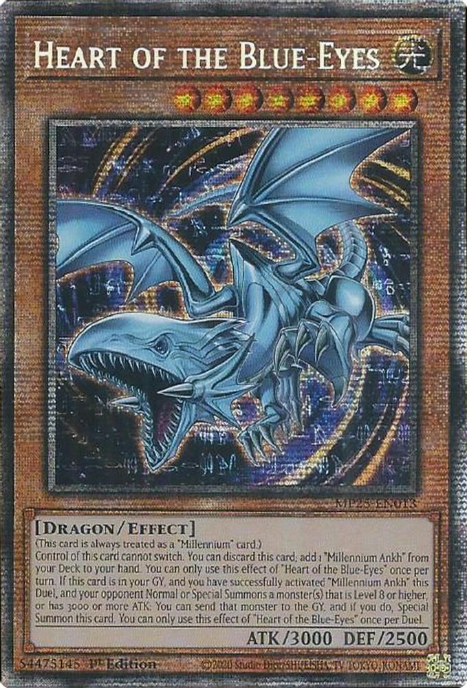 [STARLIGHT RARE] Heart of the Blue-Eyes - (MP25-EN013) - 1st Edition