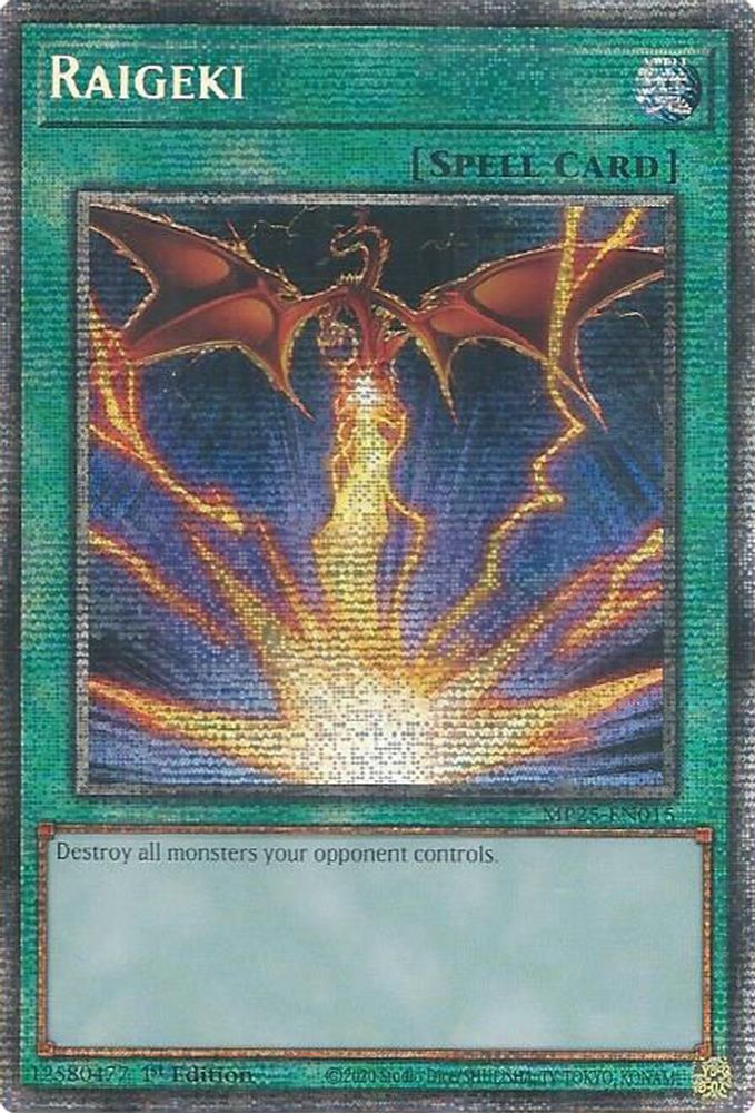 [STARLIGHT RARE] Raigeki - (MP25-EN015) - 1st Edition