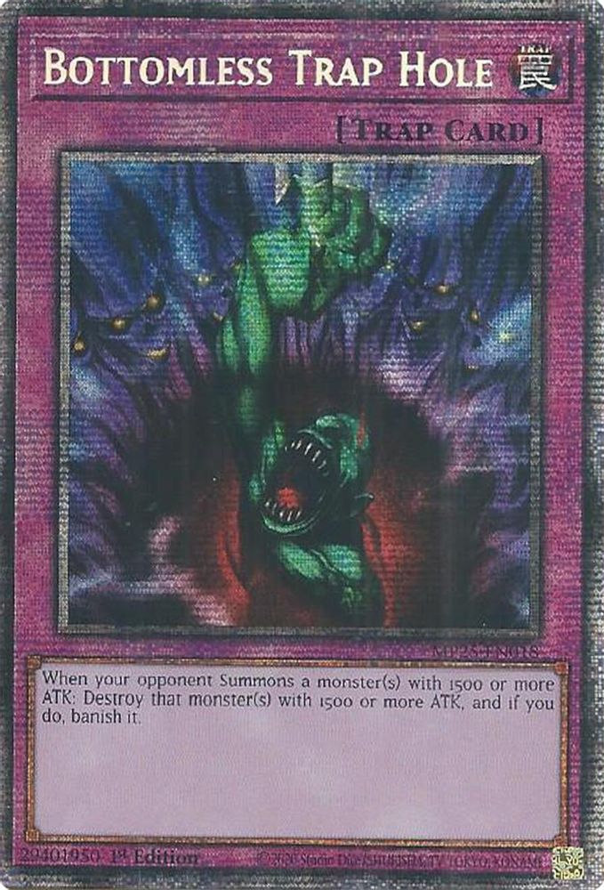 [STARLIGHT RARE] Bottomless Trap Hole - (MP25-EN018) - 1st Edition