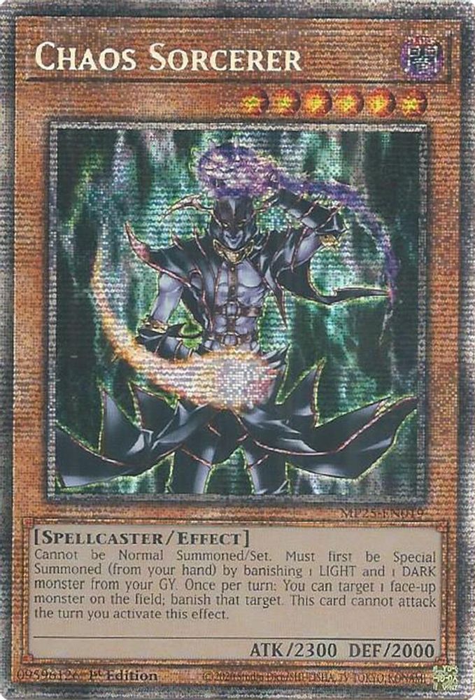 [STARLIGHT RARE] Chaos Sorcerer - (MP25-EN019) - 1st Edition